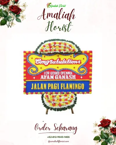 Bunga Papan Congratulation di Krampyangan